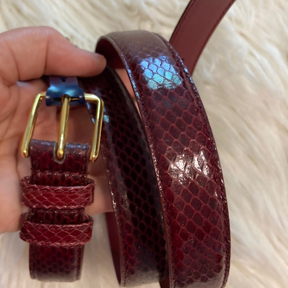 Bristol’s Man Belt Genuine Snake Skin size 40 brand new please see pictures
